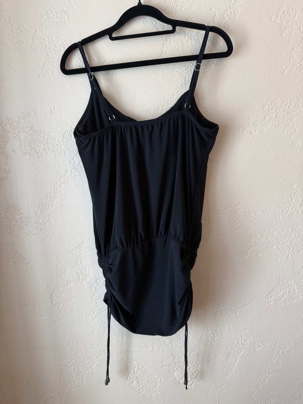 Magicsuit by Miraclesuit Black Adjustable Side-Drape Swimwear Swim Top Rouched - Picture 2 of 12